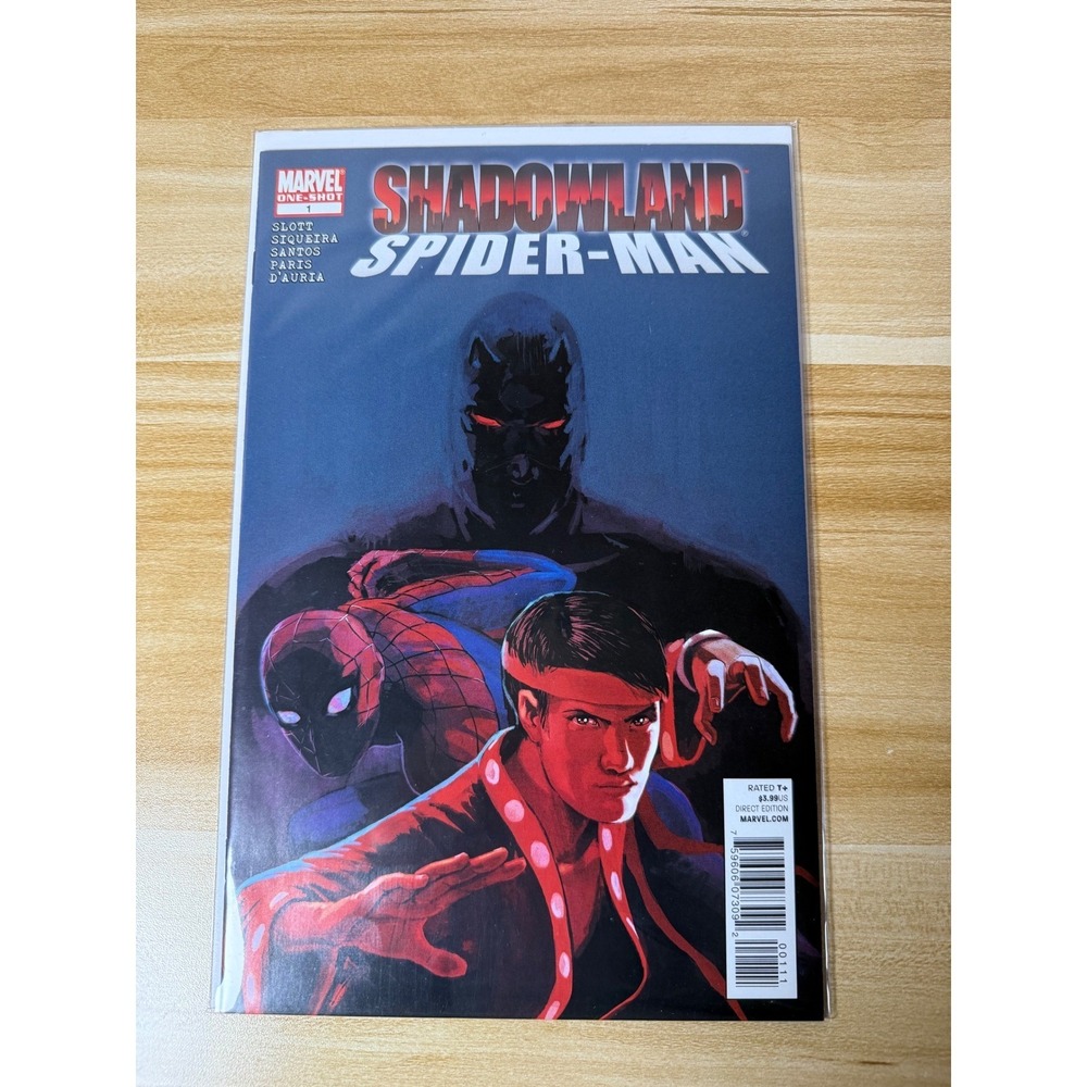 Shadowland Spider-Man #1 Marvel Comics One-Shot Slott Siqueira Santos